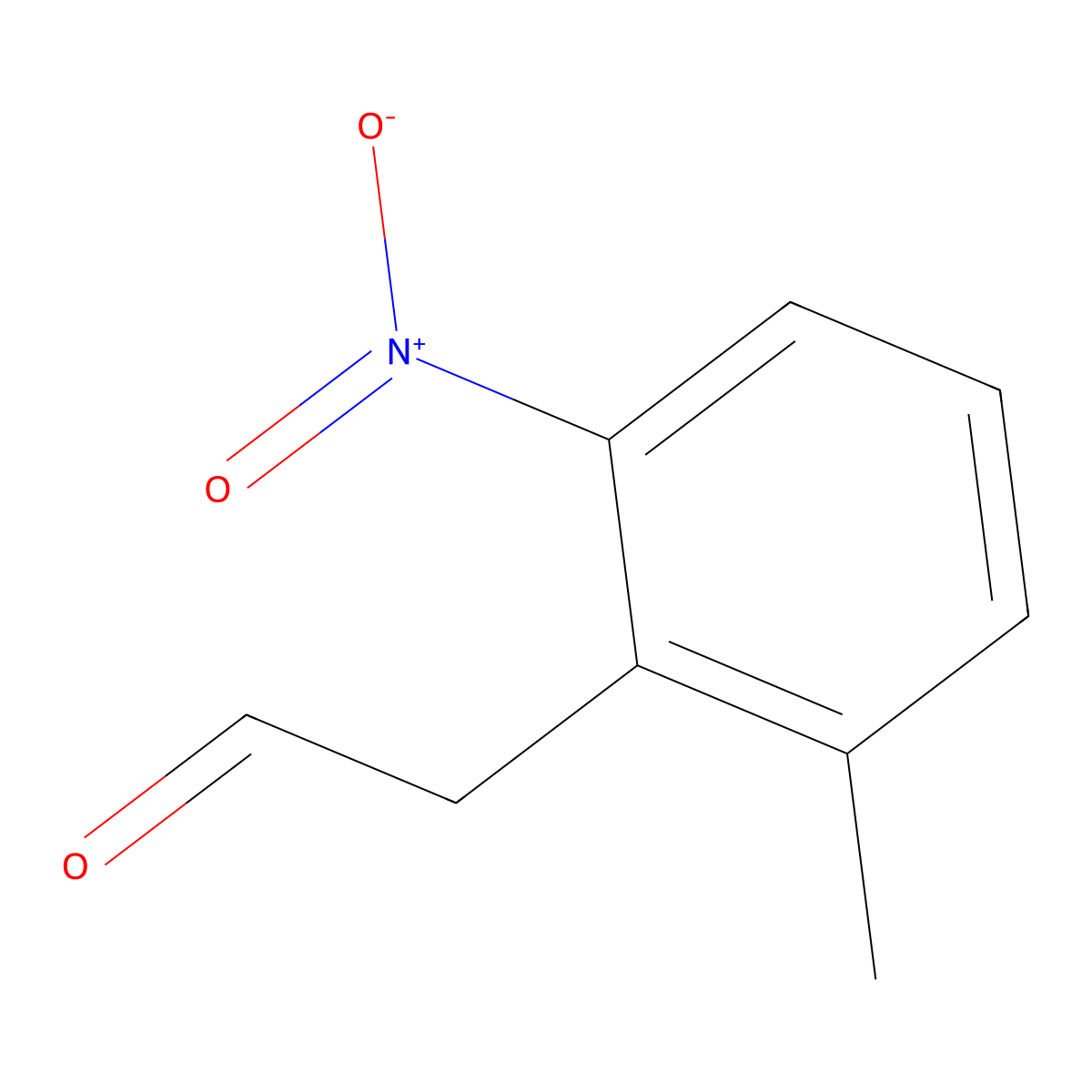 2-(2-Methyl-6-nitrophenyl)acetaldehyde molecular structure, CAS 85355-47-1