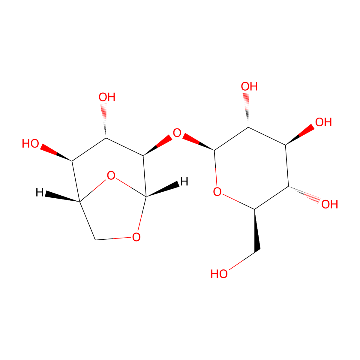 1,6-Anhydro-2-O-|A-D-glucopyranosyl-|A-D-glucopyranose molecular structure, CAS 85357-25-1