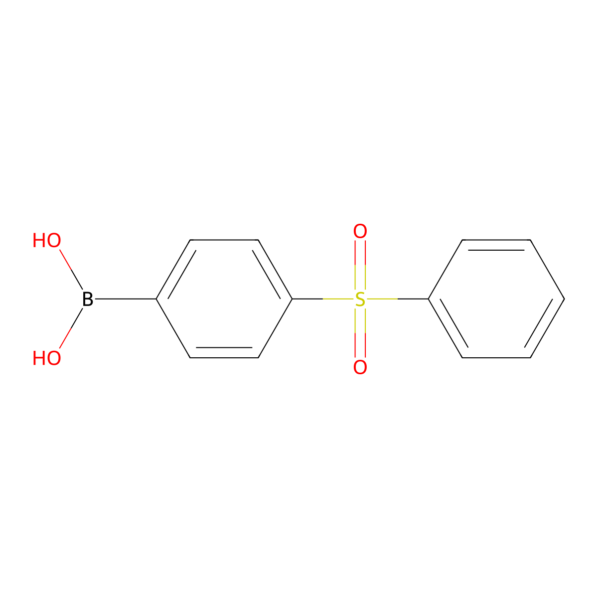 [4-(Benzenesulfonyl)phenyl]boronic acid molecular structure, CAS 853577-64-7