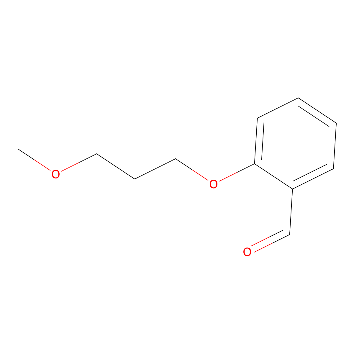 2-(3-Methoxypropoxy)benzaldehyde molecular structure, CAS 853643-70-6
