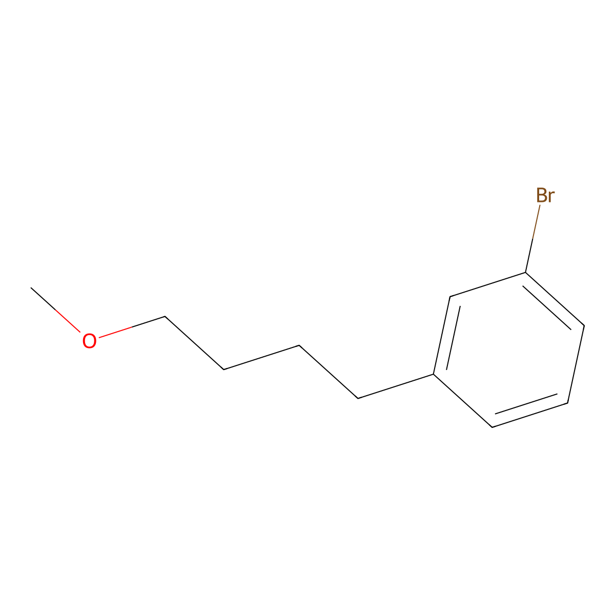 1-Bromo-3-(4-methoxybutyl)benzene molecular structure, CAS 853643-74-0