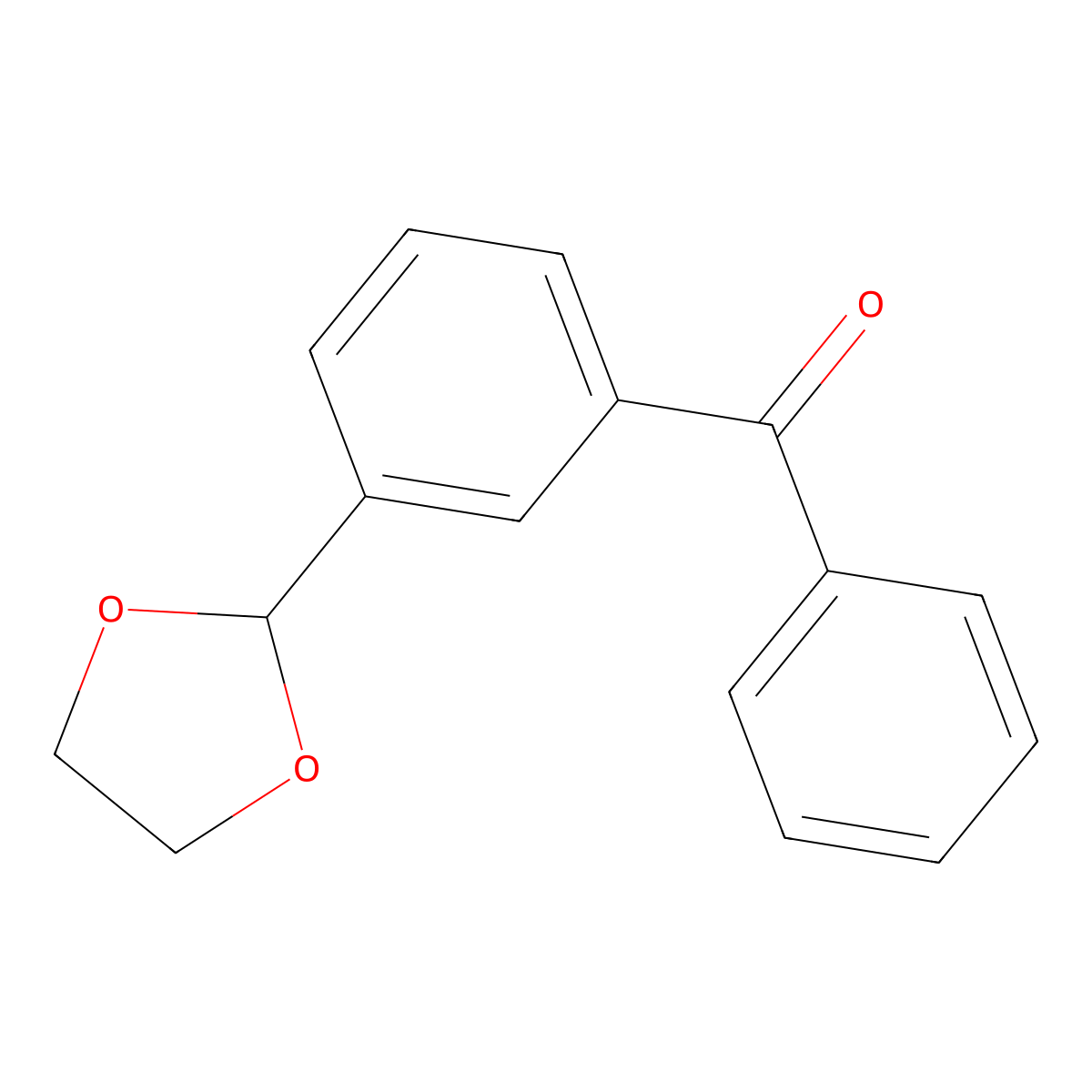 3-(1,3-Dioxolan-2-YL)benzophenone molecular structure, CAS 85366-46-7