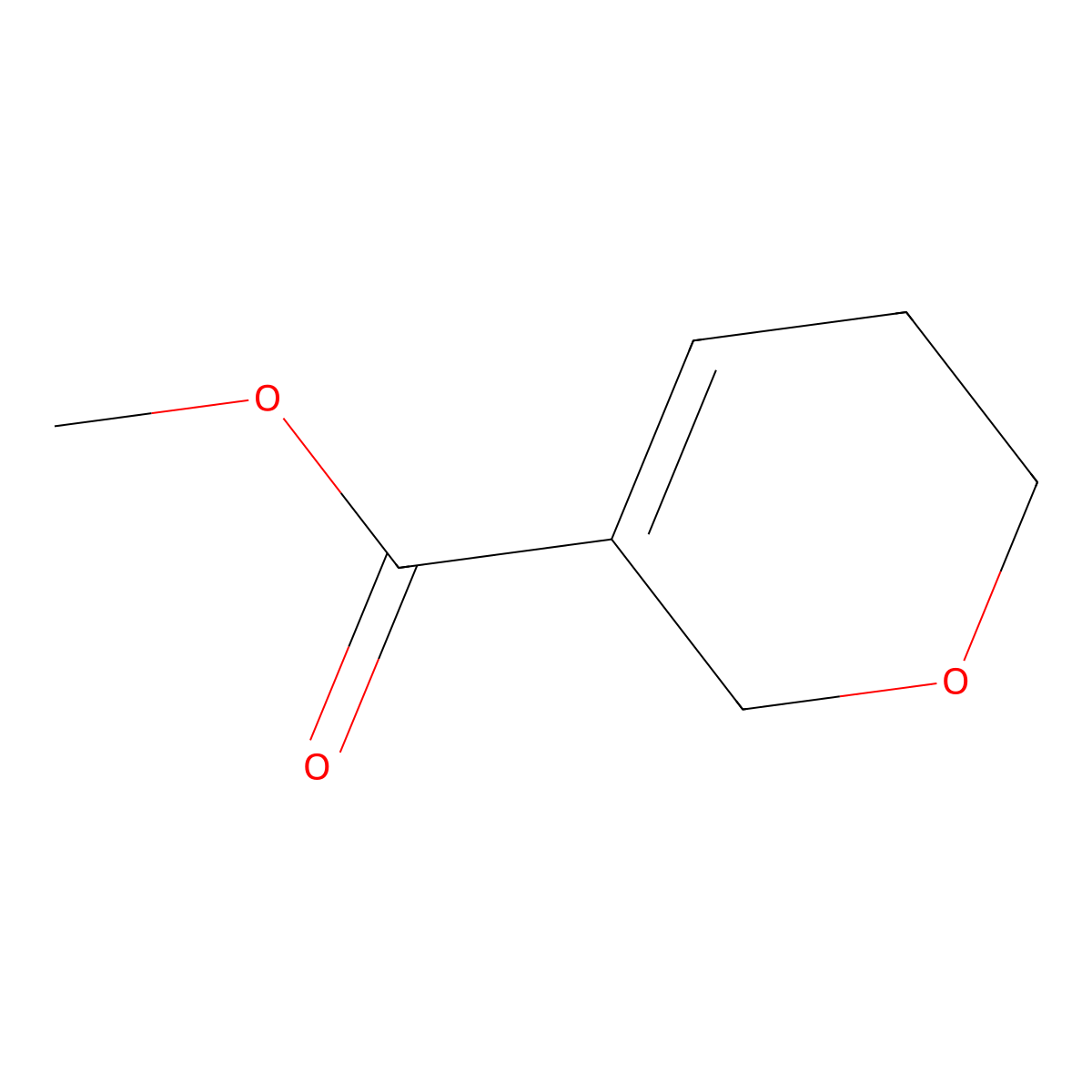 methyl 5,6-dihydro-2H-pyran-3-carboxylate molecular structure, CAS 85373-69-9