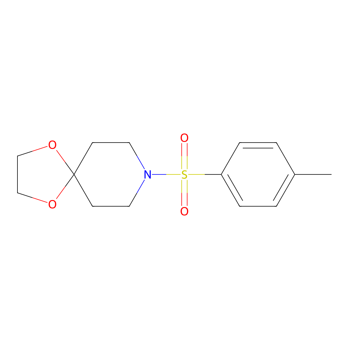 8-Tosyl-1,4-dioxa-8-azaspiro[4.5]decane molecular structure, CAS 853751-19-6