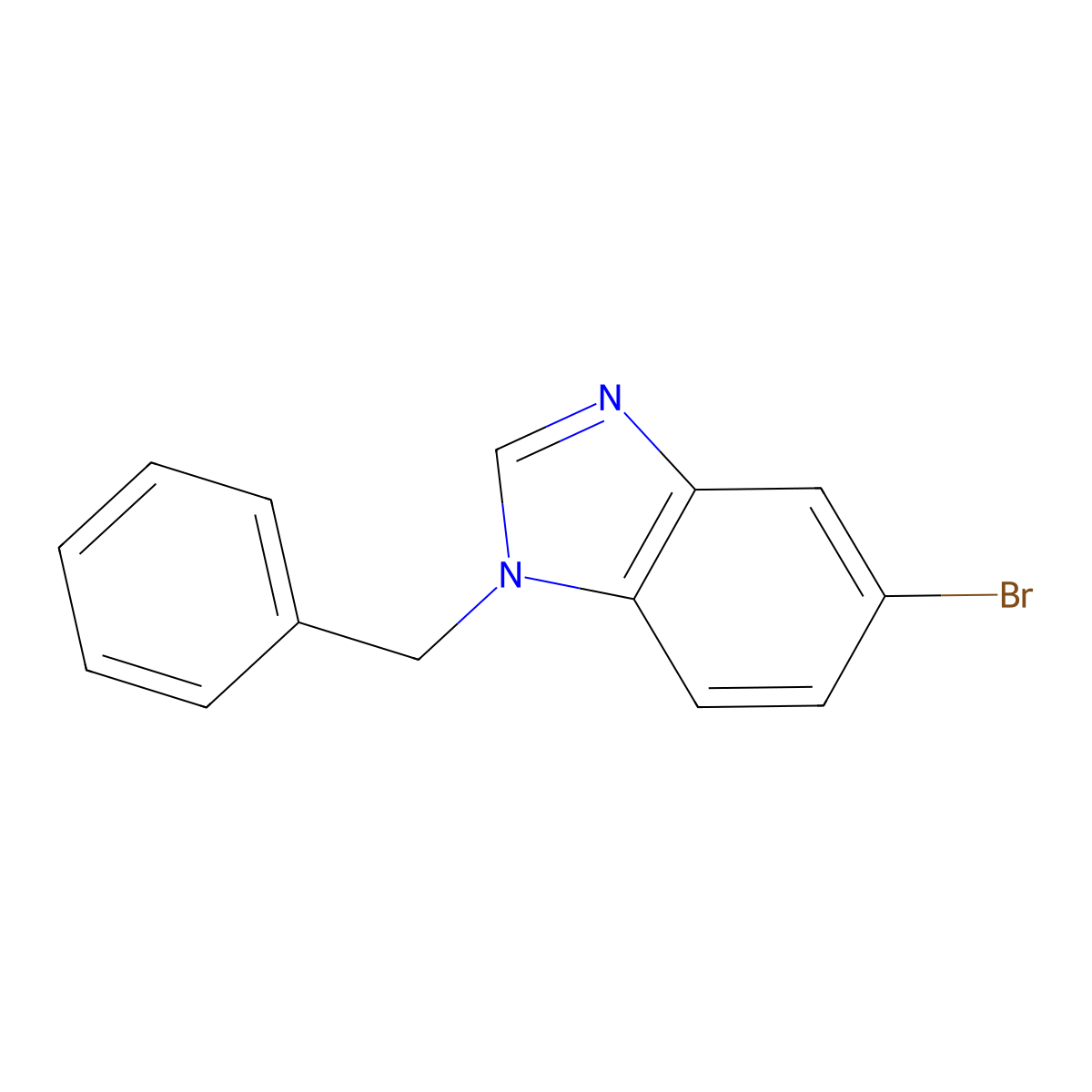 1-Benzyl-5-bromo-1H-benzo[d]imidazole molecular structure, CAS 853788-98-4