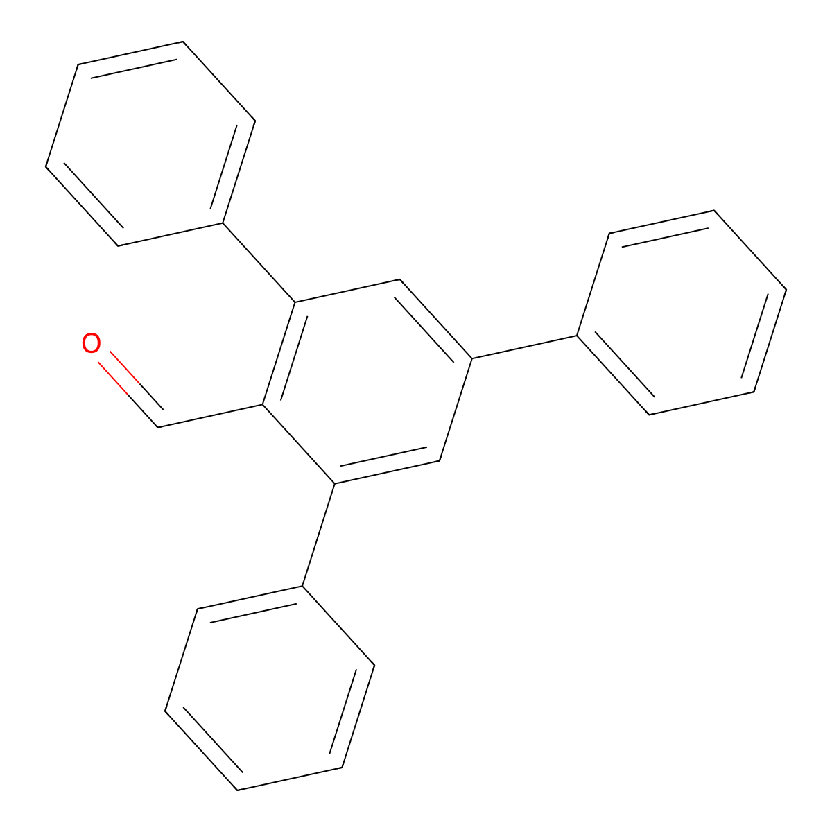 5'-Phenyl-[1,1':3',1''-terphenyl]-2'-carbaldehyde molecular structure, CAS 85390-98-3