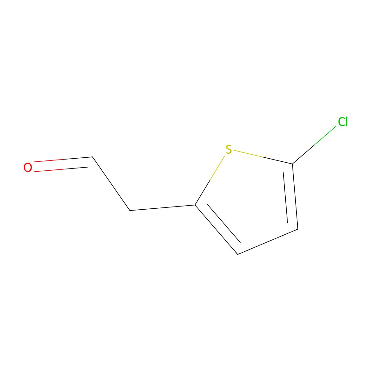 2-(5-Chlorothiophen-2-yl)acetaldehyde molecular structure, CAS 853918-99-7