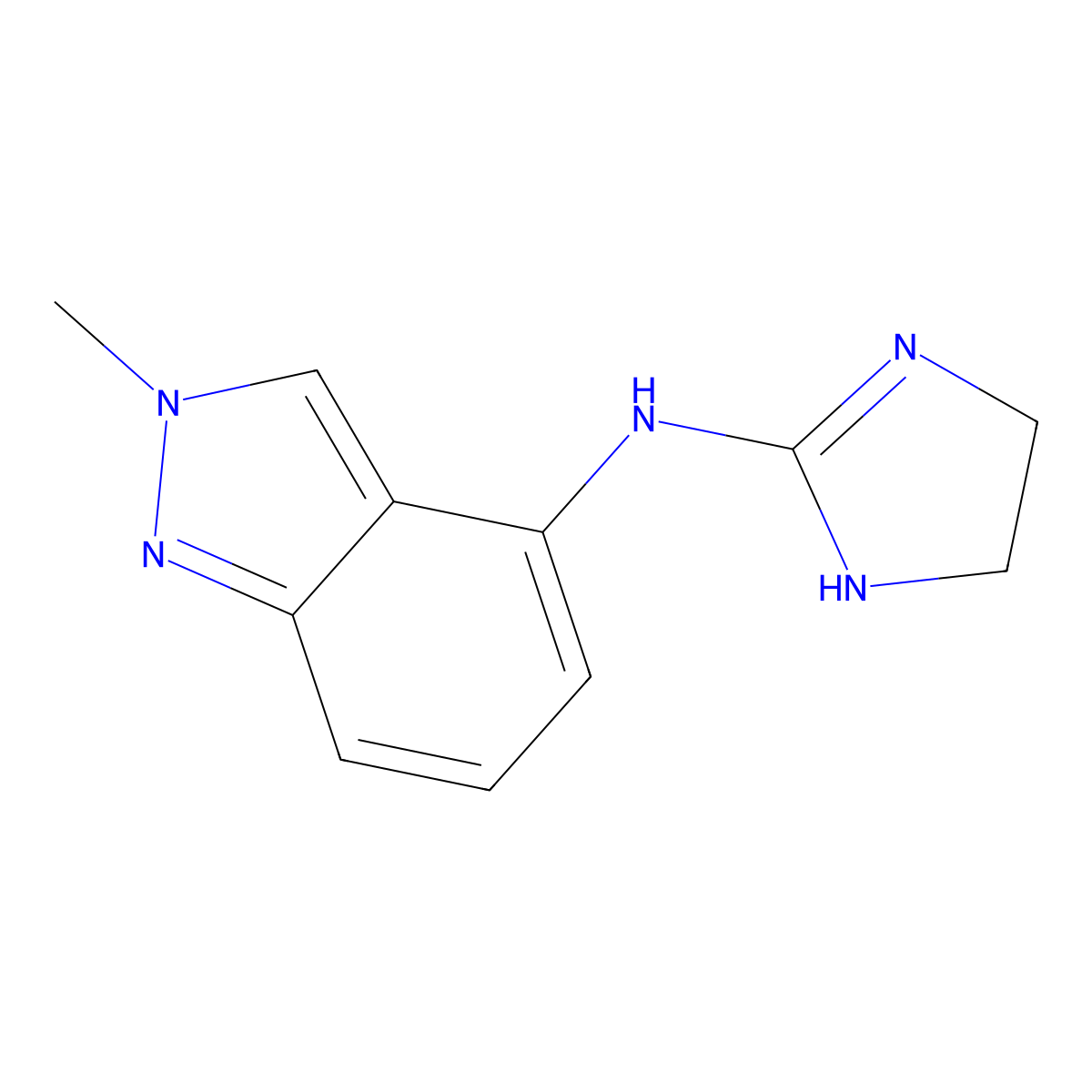 Indanidine molecular structure, CAS 85392-79-6