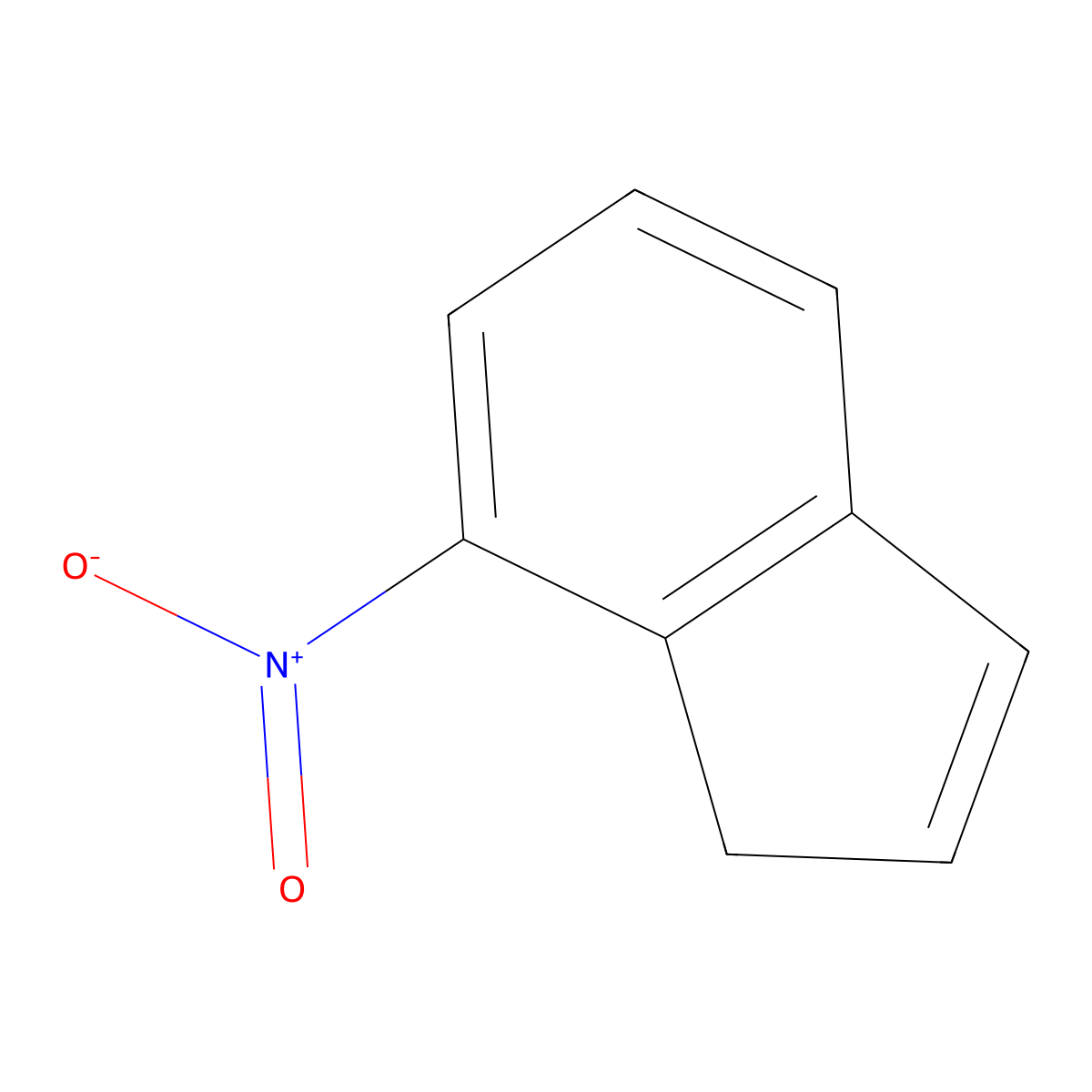 7-nitro-1H-indene molecular structure, CAS 85397-26-8