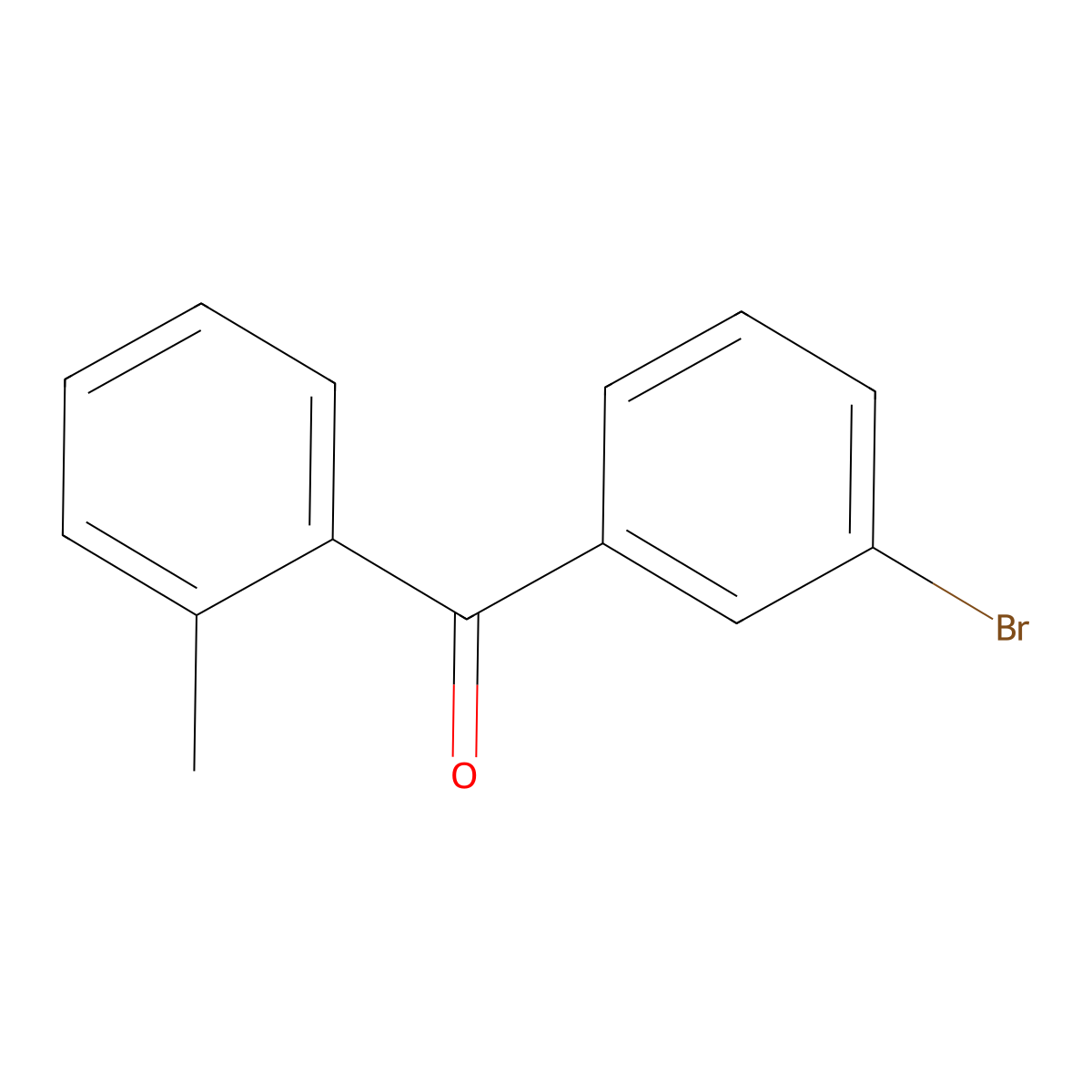 3-Bromo-2'-methylbenzophenone molecular structure, CAS 854020-89-6