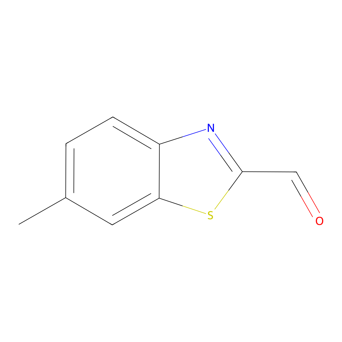 6-Methylbenzo[d]thiazole-2-carbaldehyde molecular structure, CAS 854059-89-5