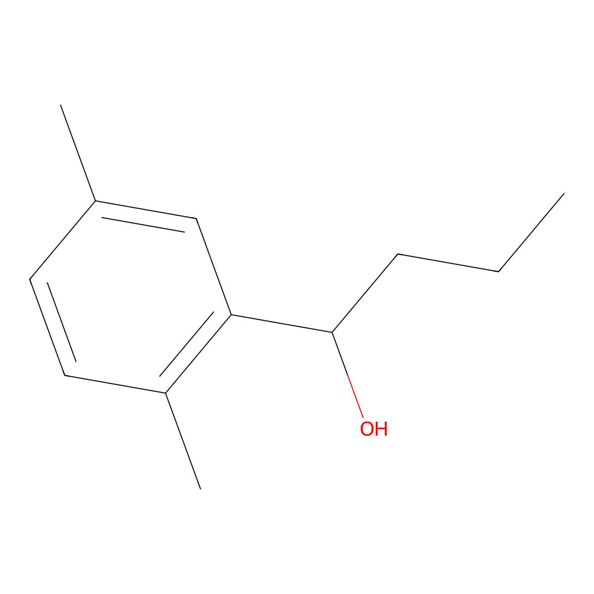 1-(2,5-Dimethylphenyl)-1-butanol molecular structure, CAS 854179-21-8