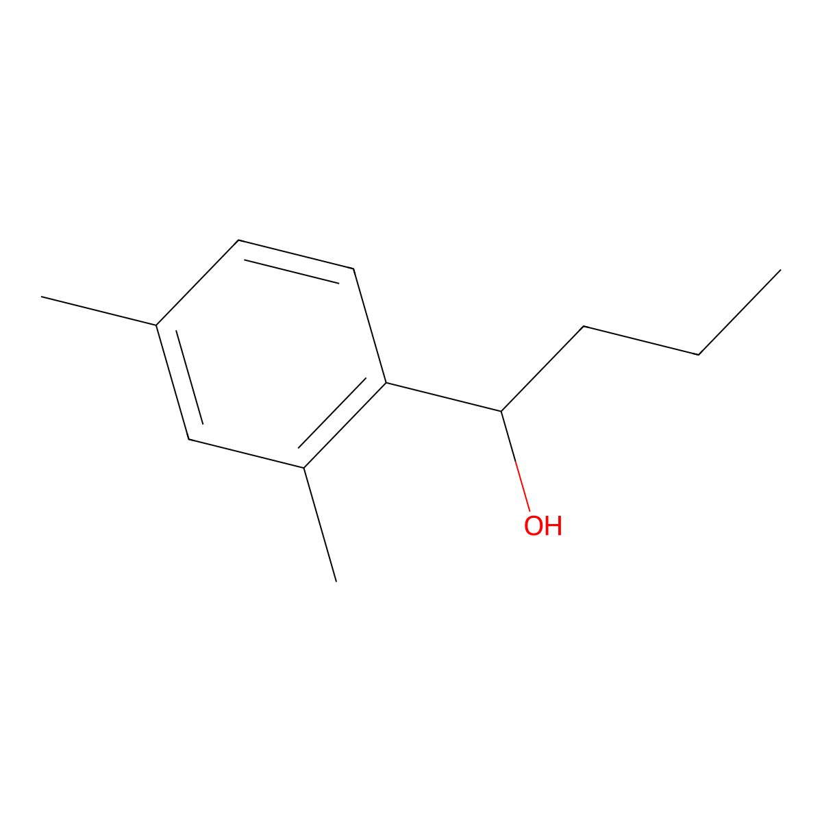 1-(2,4-Dimethylphenyl)-1-butanol molecular structure, CAS 854179-23-0