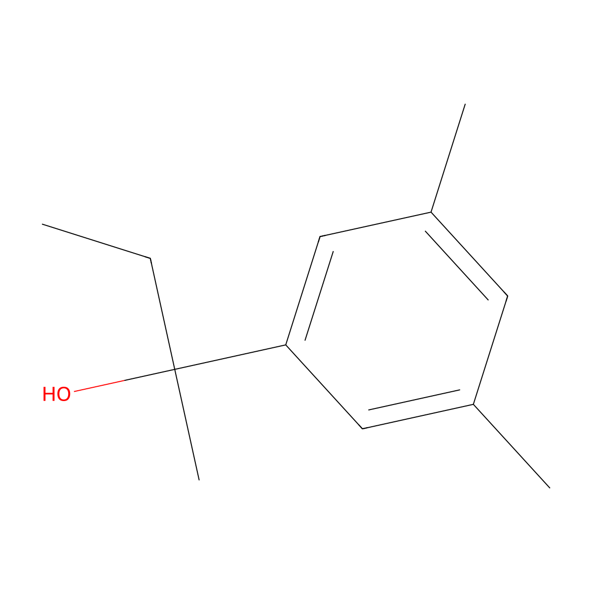 2-(3,5-Dimethylphenyl)-2-butanol molecular structure, CAS 854179-60-5
