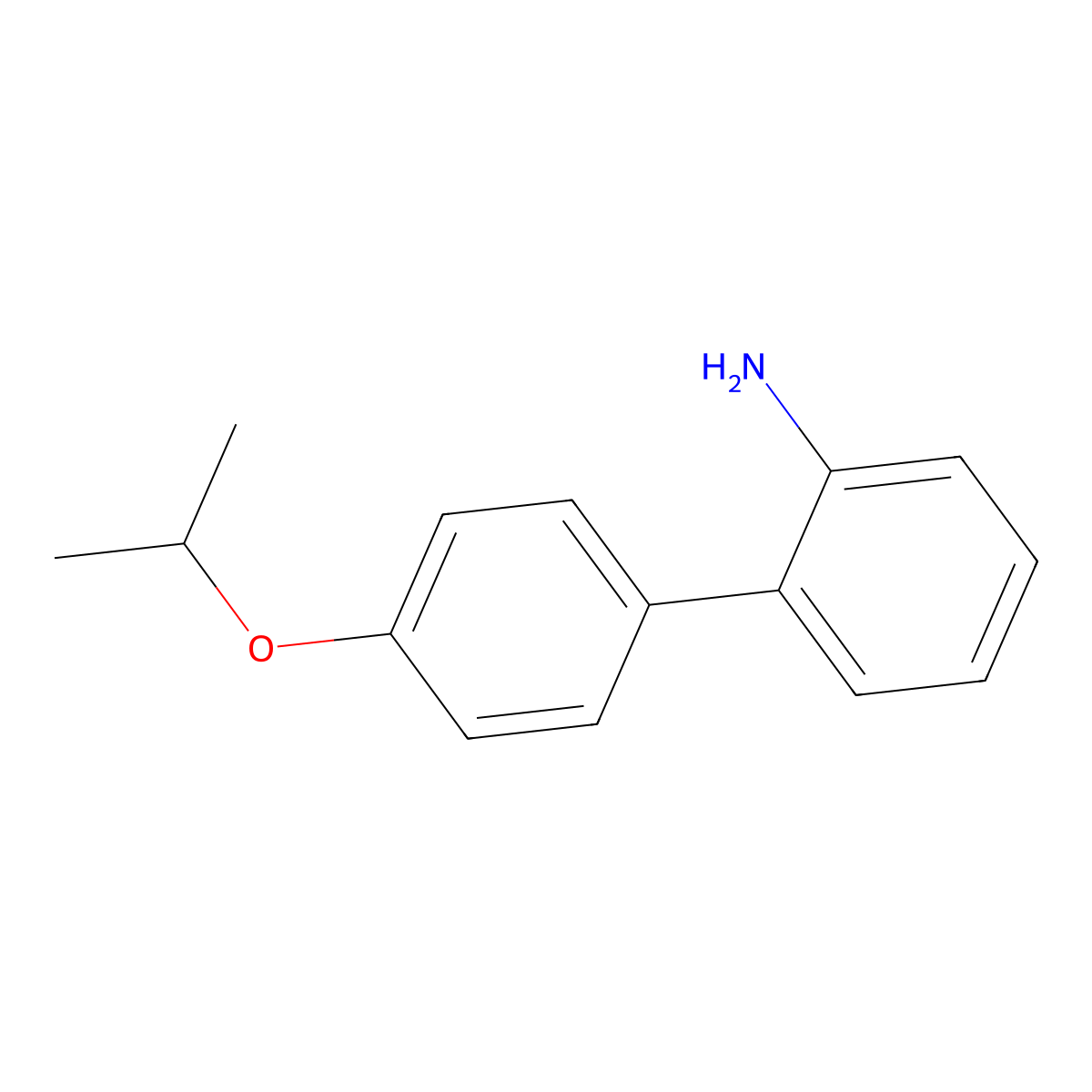 4'-Isopropoxy-[1,1'-biphenyl]-2-amine molecular structure, CAS 854234-73-4