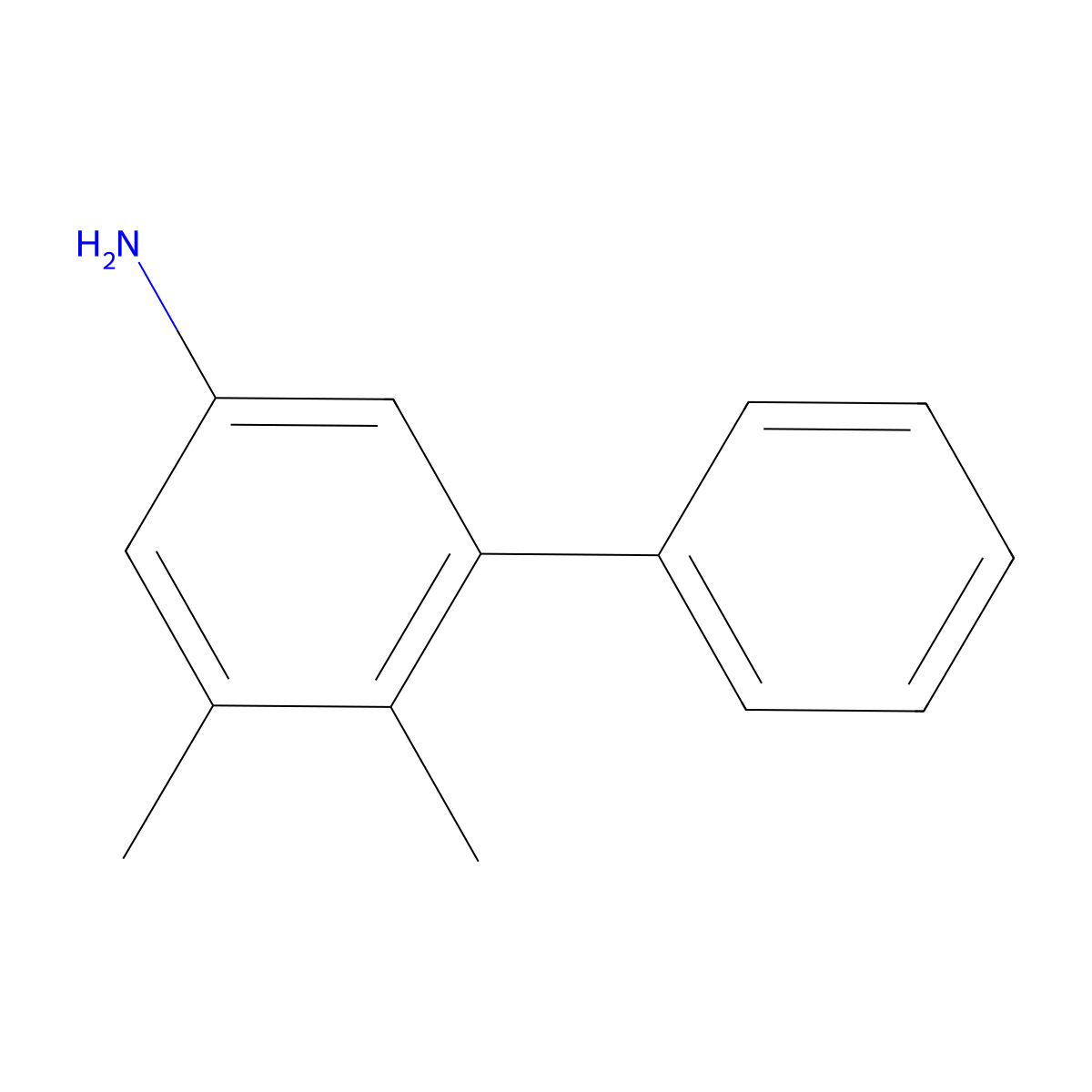 3,4-Dimethyl-5-phenylaniline molecular structure, CAS 854235-37-3