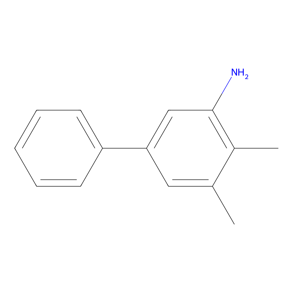 2,3-Dimethyl-5-phenylaniline molecular structure, CAS 854235-38-4