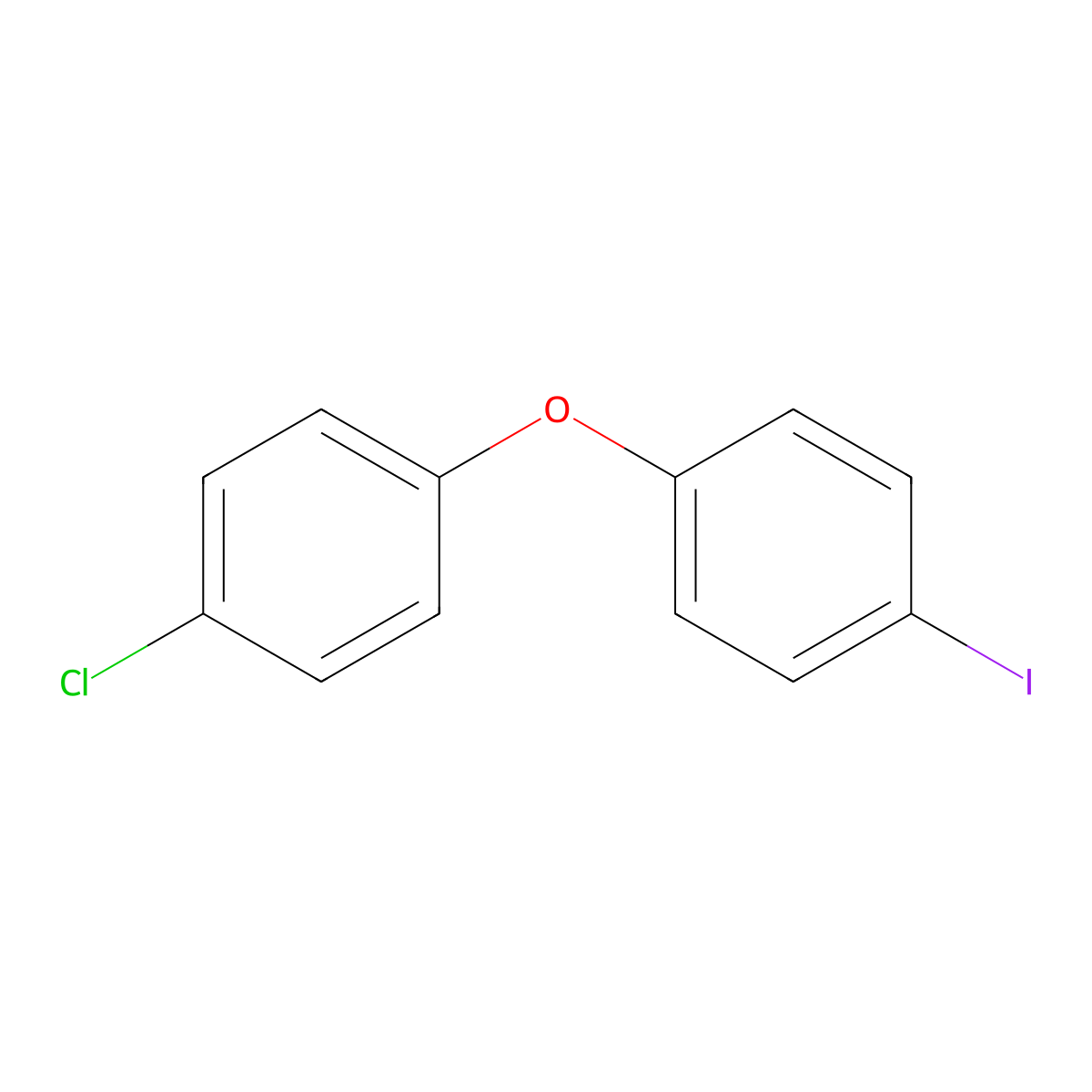 4-(4-Chlorophenoxy)iodobenzene molecular structure, CAS 854257-01-5
