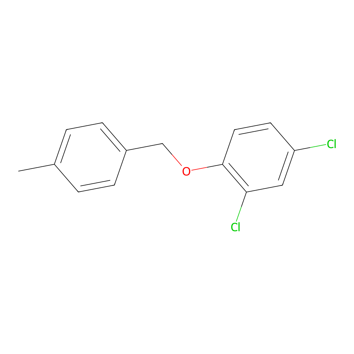 2,4-Dichloro-1-[(4-methylphenyl)methoxy]benzene molecular structure, CAS 854257-22-0