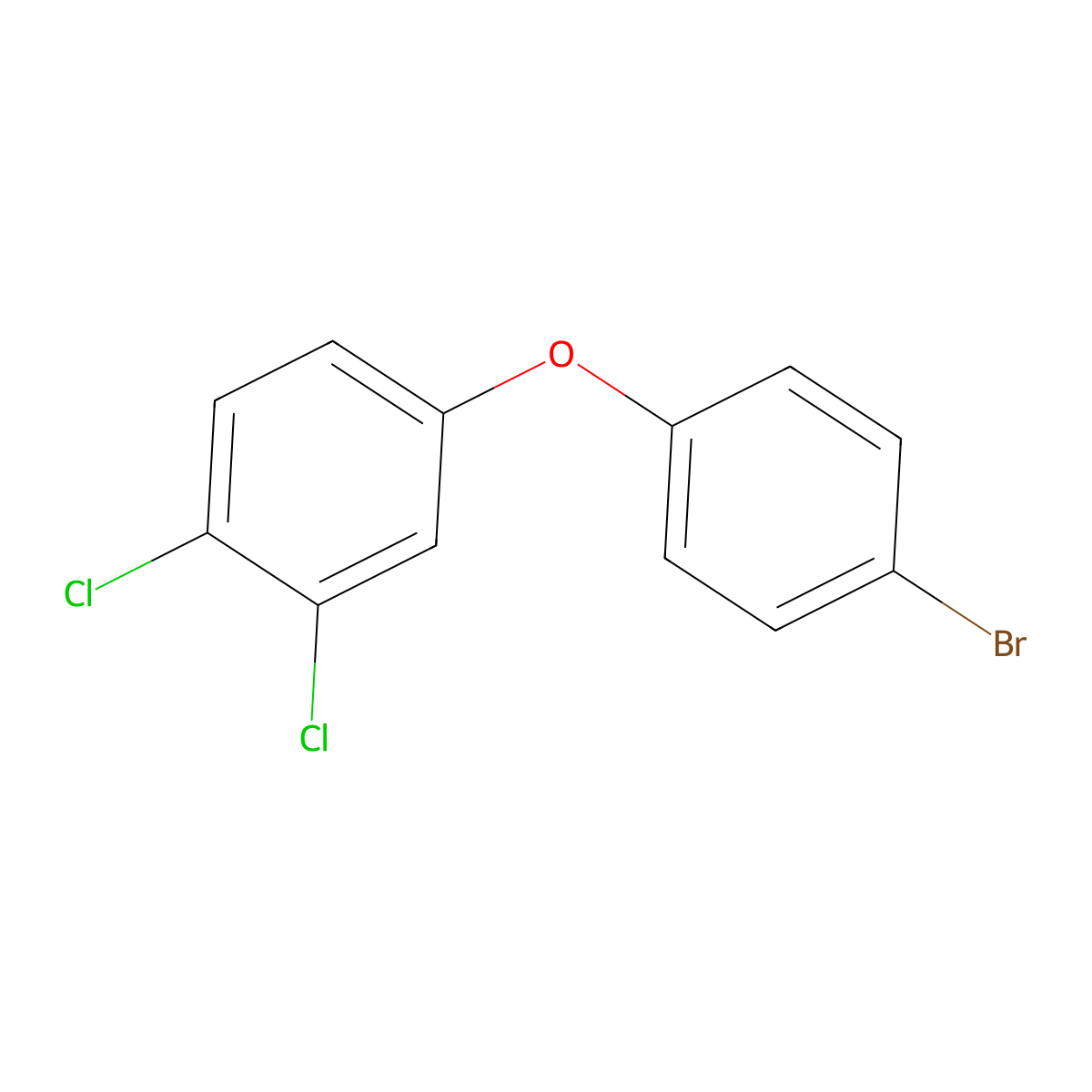 4-(4-Bromophenoxy)-1,2-dichlorobenzene molecular structure, CAS 854259-28-2