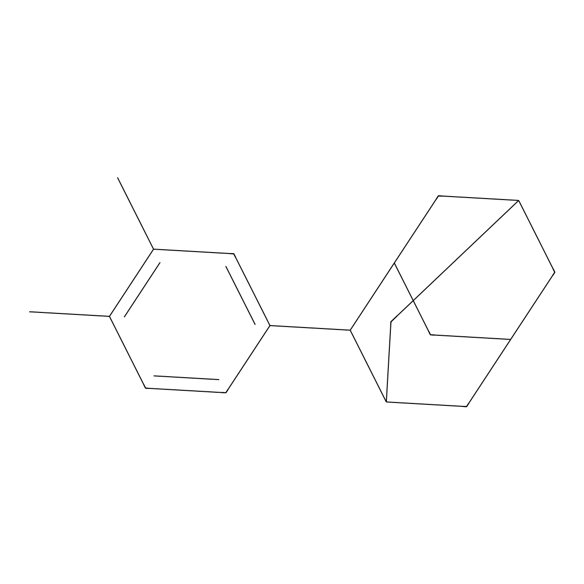 2-(3,4-Dimethylphenyl)adamantane molecular structure, CAS 85426-60-4