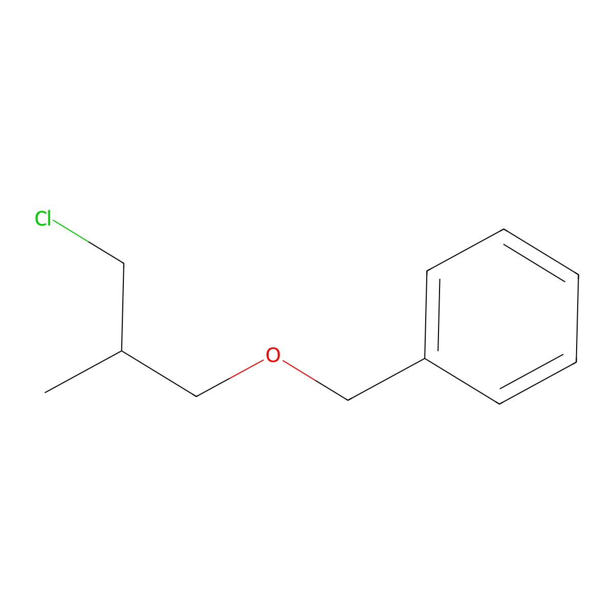 [(3-Chloro-2-methylpropoxy)methyl]benzene molecular structure, CAS 854260-48-3