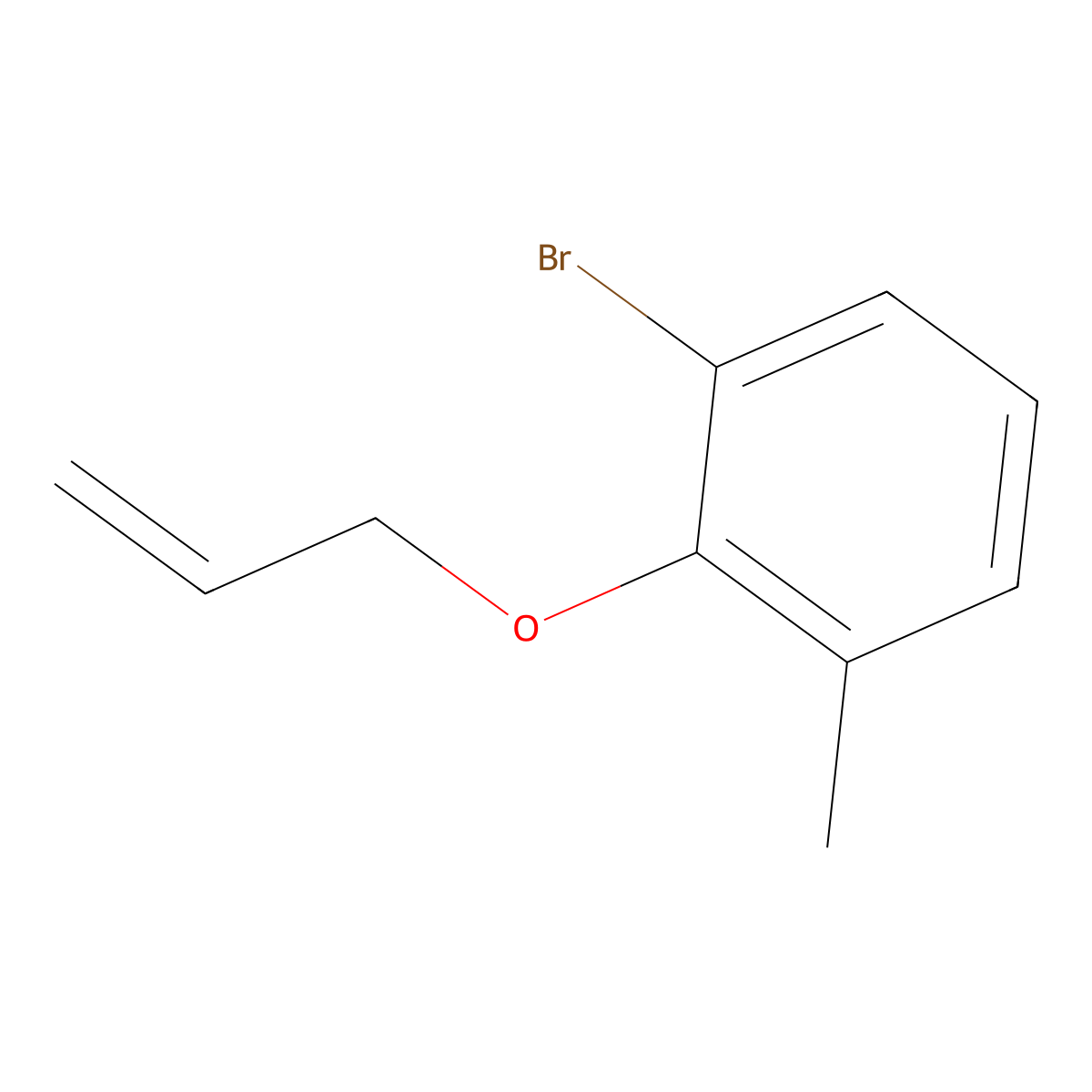 2-Allyloxy-1-bromo-3-methylbenzene molecular structure, CAS 854260-75-6