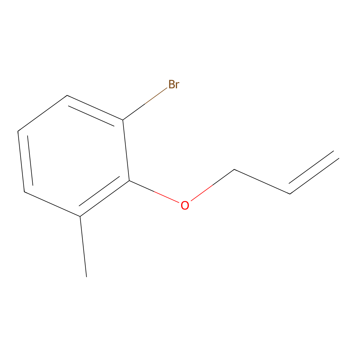2-Allyloxy-1-bromo-3-methylbenzene molecular structure, CAS 854260-75-6