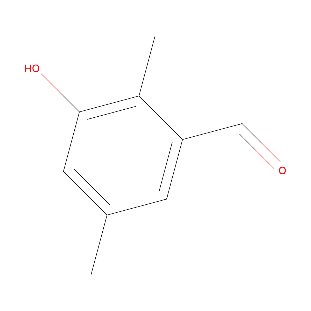3-Hydroxy-2,5-dimethylbenzaldehyde molecular structure, CAS 85430-30-4
