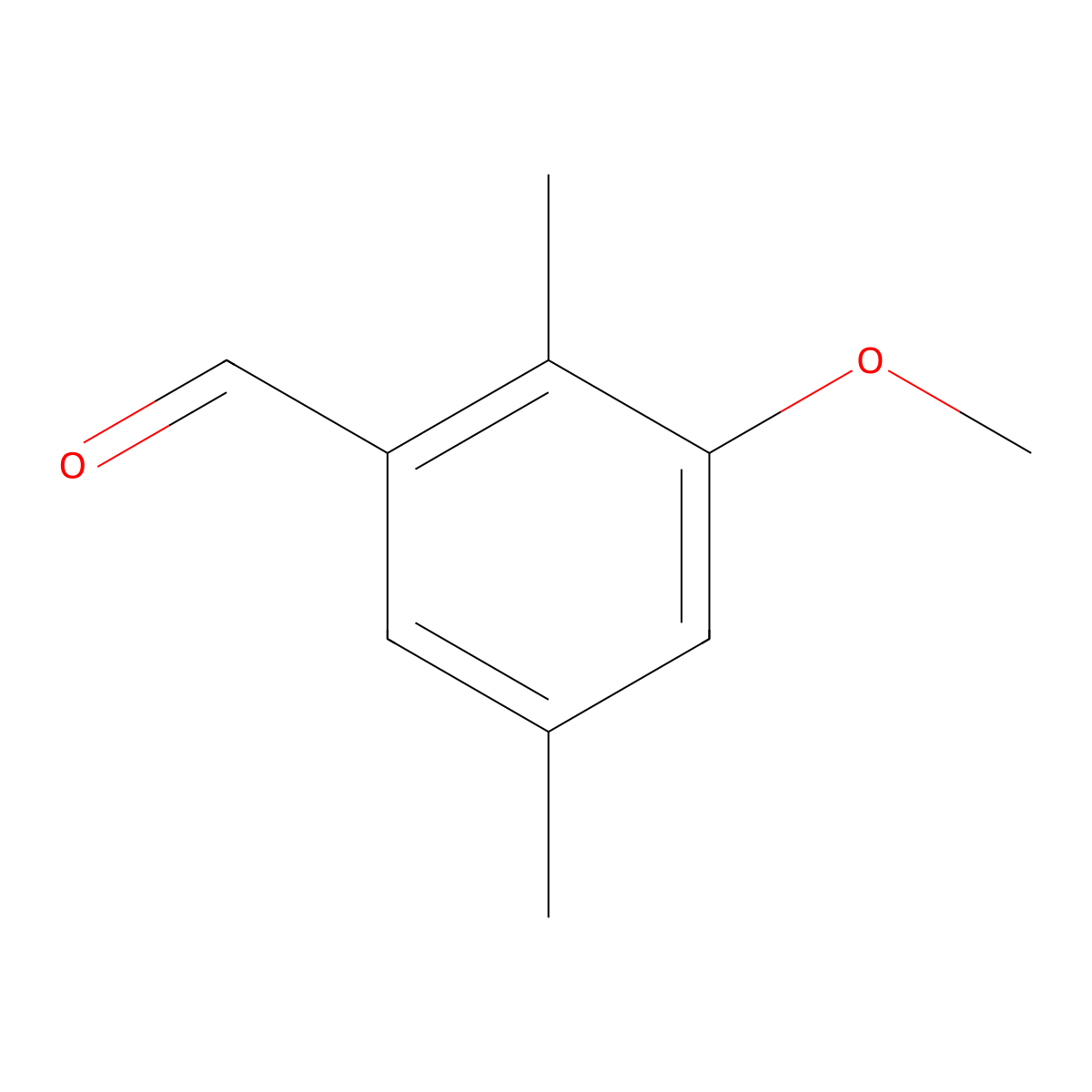 3-Methoxy-2,5-dimethylbenzaldehyde molecular structure, CAS 85430-31-5