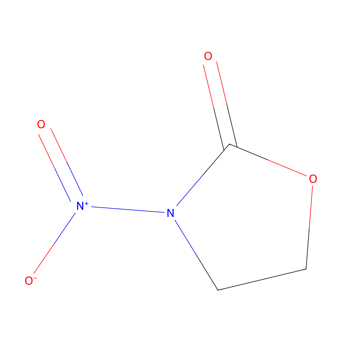 3-Nitro-1,3-oxazolidin-2-one molecular structure, CAS 85430-60-0