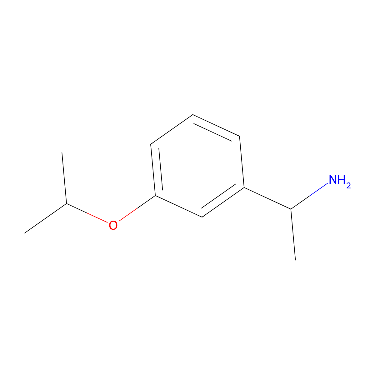 1-[3-(Propan-2-yloxy)phenyl]ethan-1-amine molecular structure, CAS 854304-17-9