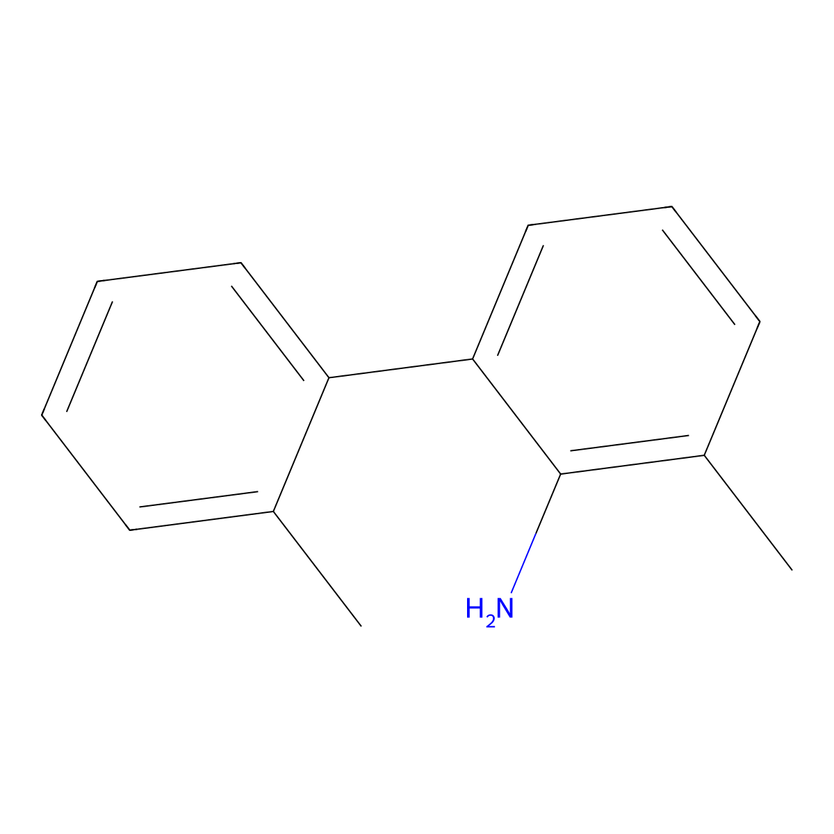 2',3-Dimethyl-[1,1'-biphenyl]-2-amine molecular structure, CAS 854305-91-2