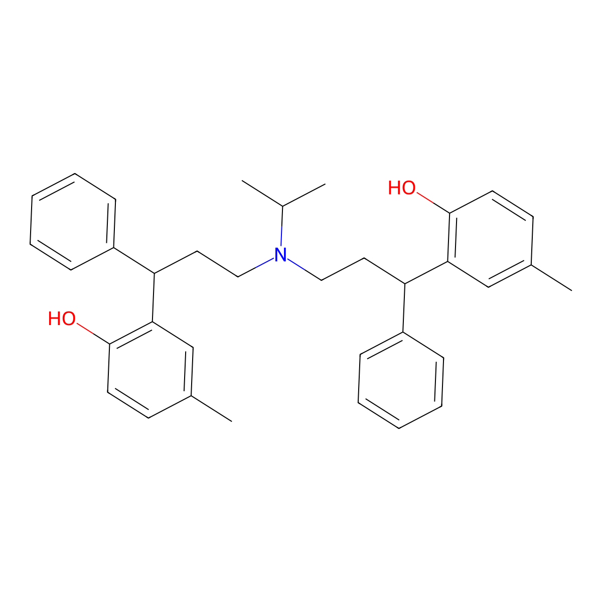 Tolterodine Dimer molecular structure, CAS 854306-72-2