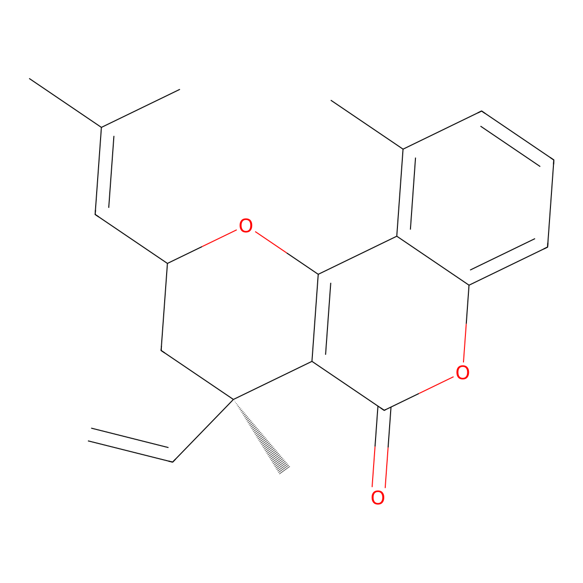 Preethuliacoumarin molecular structure, CAS 85431-45-4
