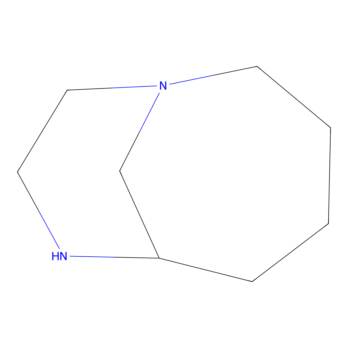1,7-Diazabicyclo[4.3.1]decane molecular structure, CAS 854374-96-2