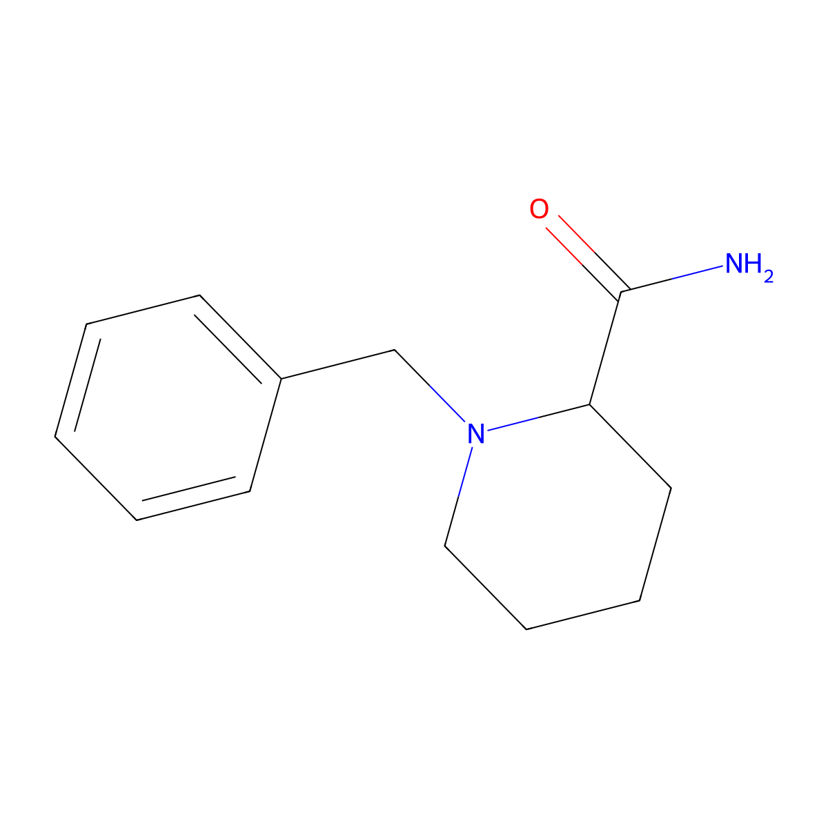 1-Benzylpiperidine-2-carboxamide molecular structure, CAS 854377-11-0