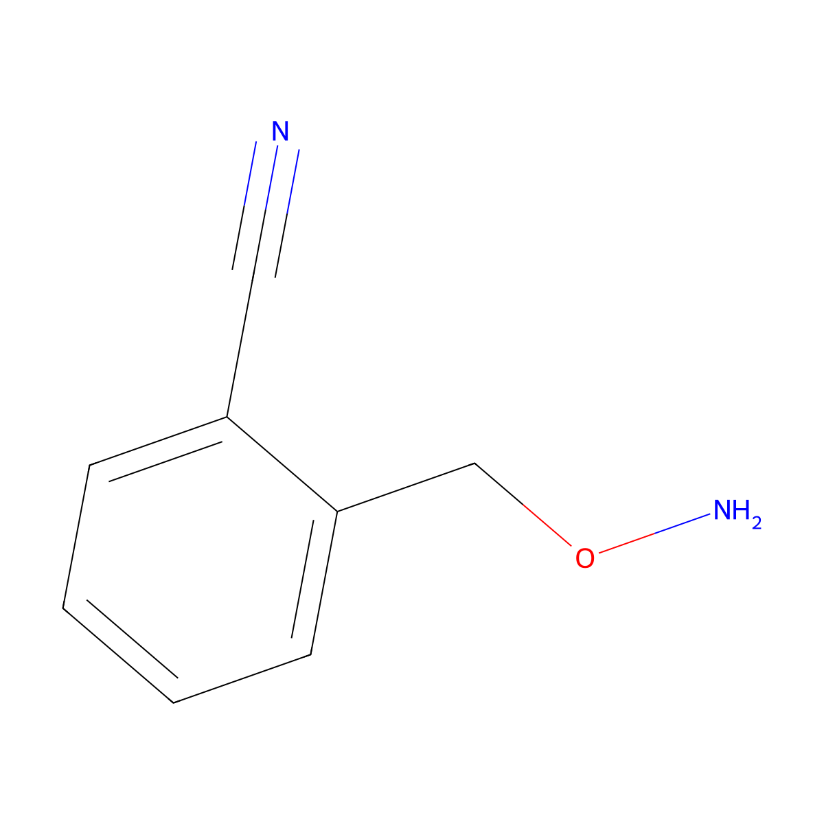 2-((Aminooxy)methyl)benzonitrile molecular structure, CAS 854382-51-7