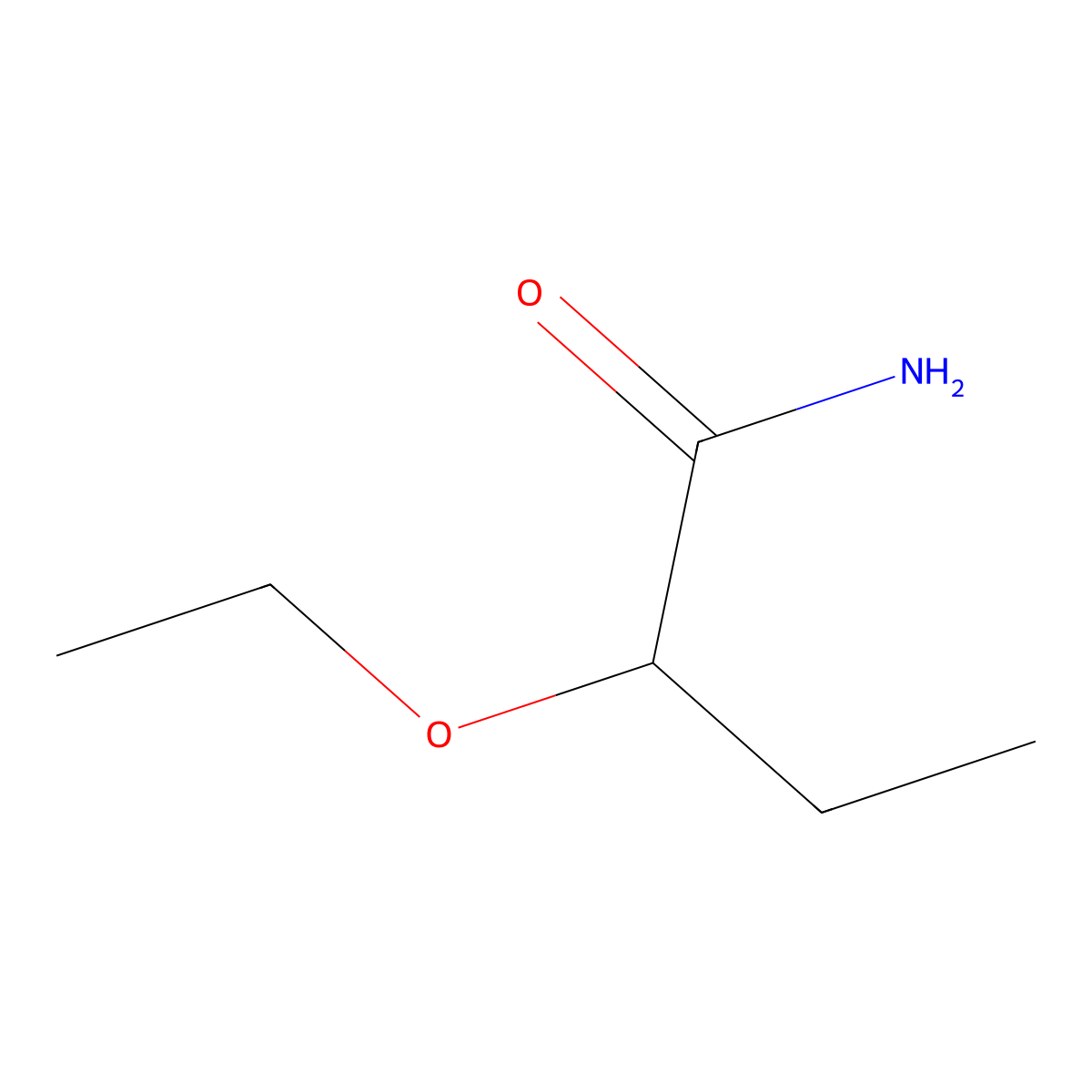 2-Ethoxybutanamide molecular structure, CAS 854425-72-2