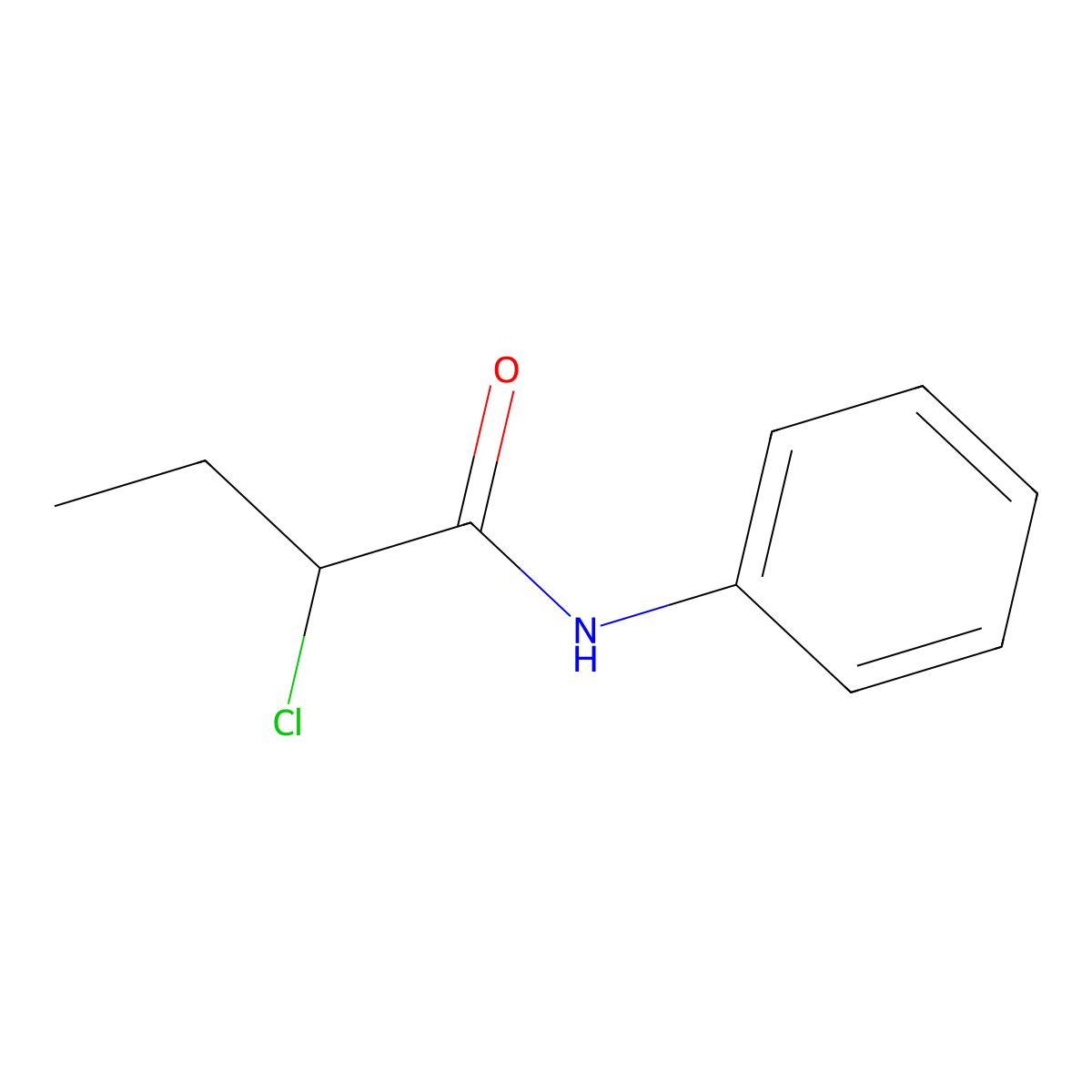 2-chloro-N-phenylbutanamide molecular structure, CAS 854428-57-2