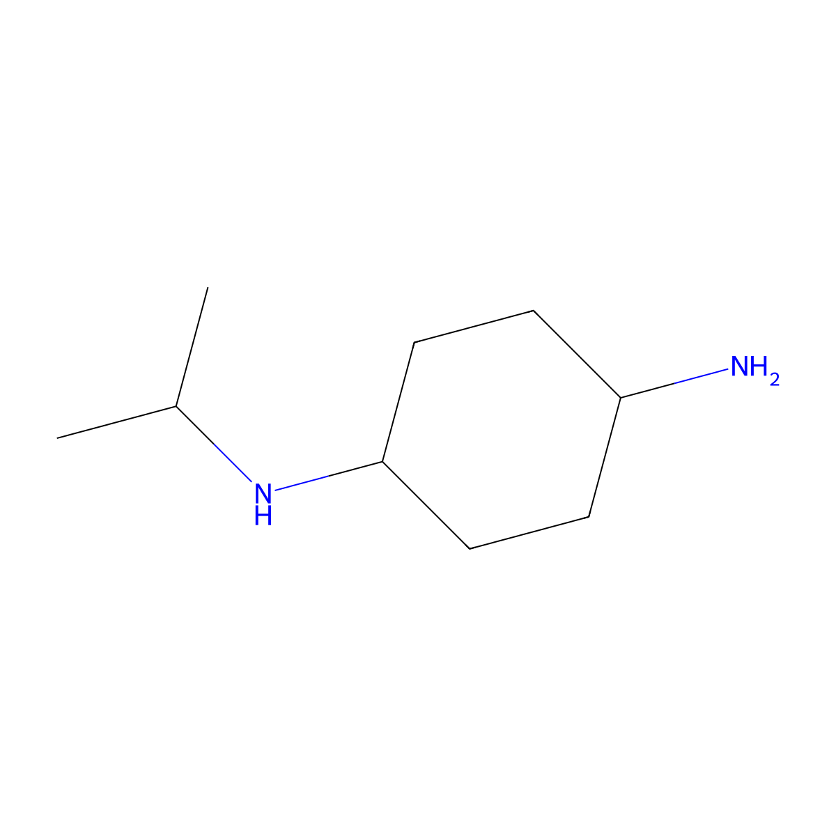 N1-Isopropylcyclohexane-1,4-diamine molecular structure, CAS 854446-27-8