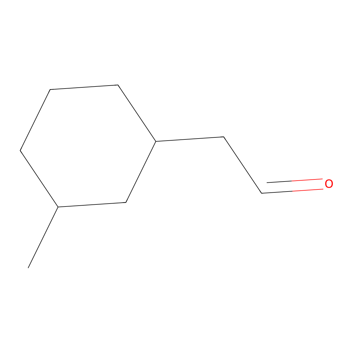 Cyclohexaneacetaldehyde, 3-methyl- molecular structure, CAS 854447-88-4
