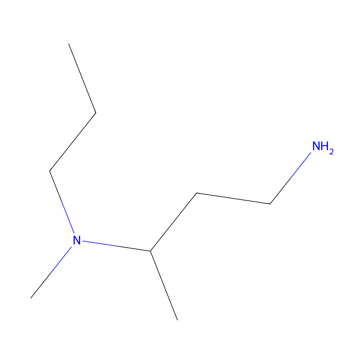 (4-Aminobutan-2-yl)(methyl)propylamine molecular structure, CAS 854460-36-9