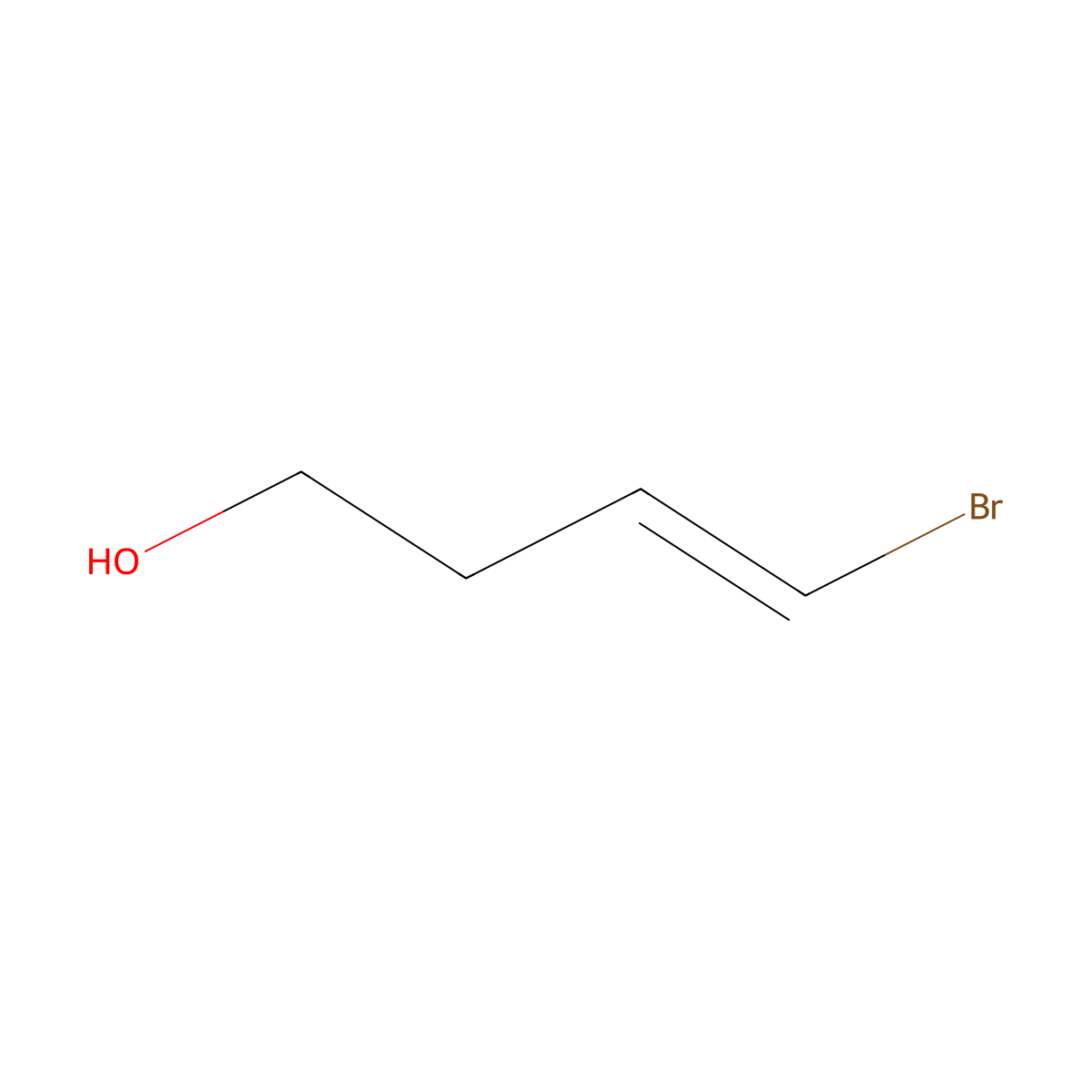 4-Bromobut-3-en-1-ol molecular structure, CAS 854471-95-7