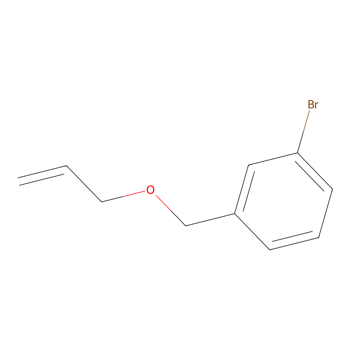 Allyl-(3-bromobenzyl)ether molecular structure, CAS 854616-68-5
