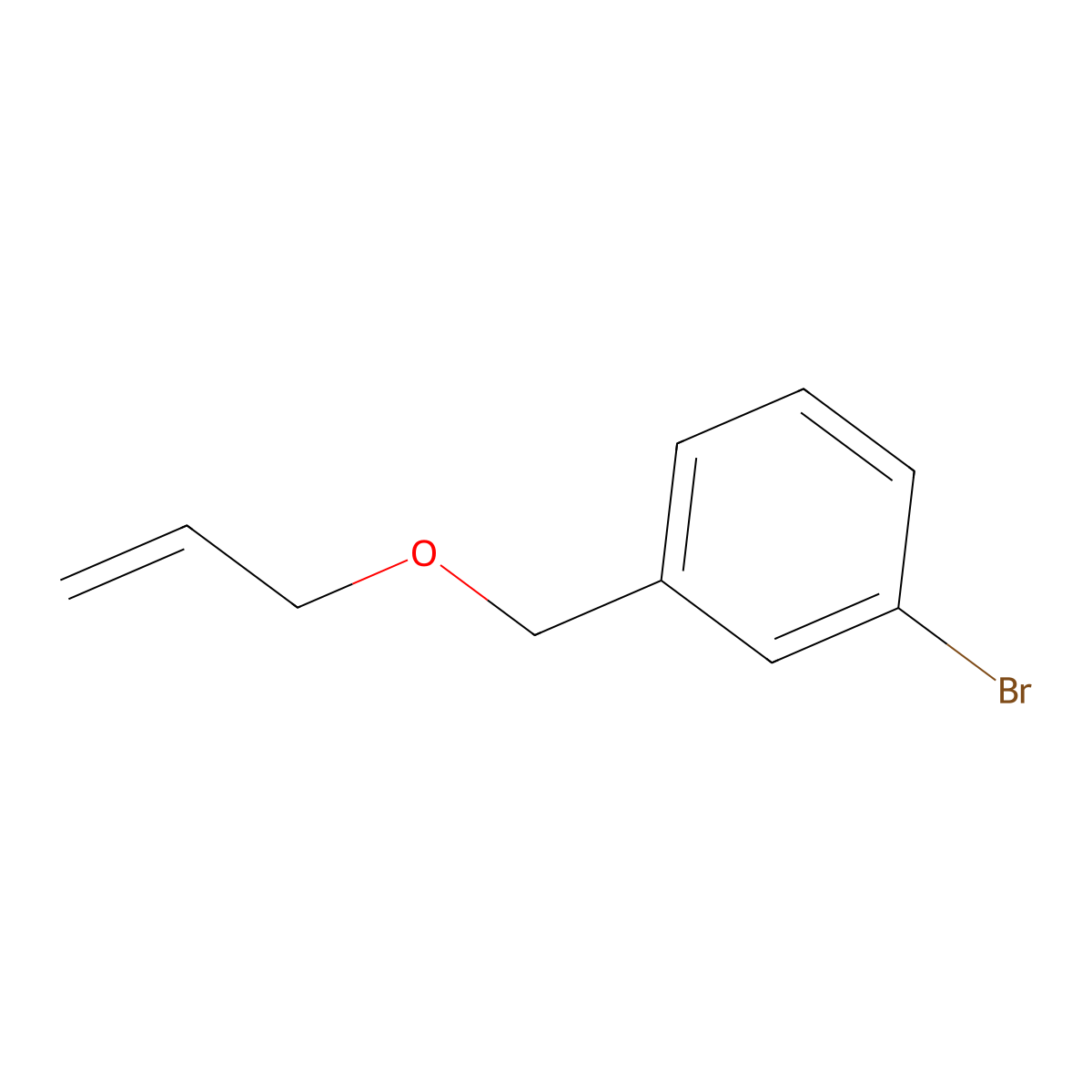 Allyl-(3-bromobenzyl)ether molecular structure, CAS 854616-68-5