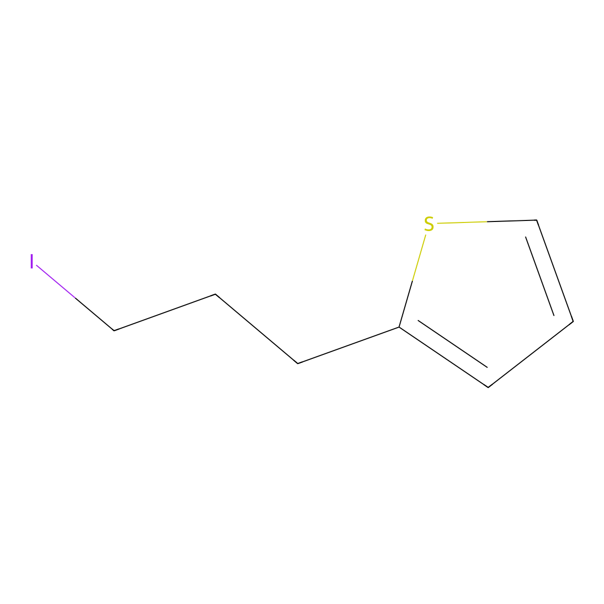 2-(3-Iodopropyl)thiophene molecular structure, CAS 854625-59-5