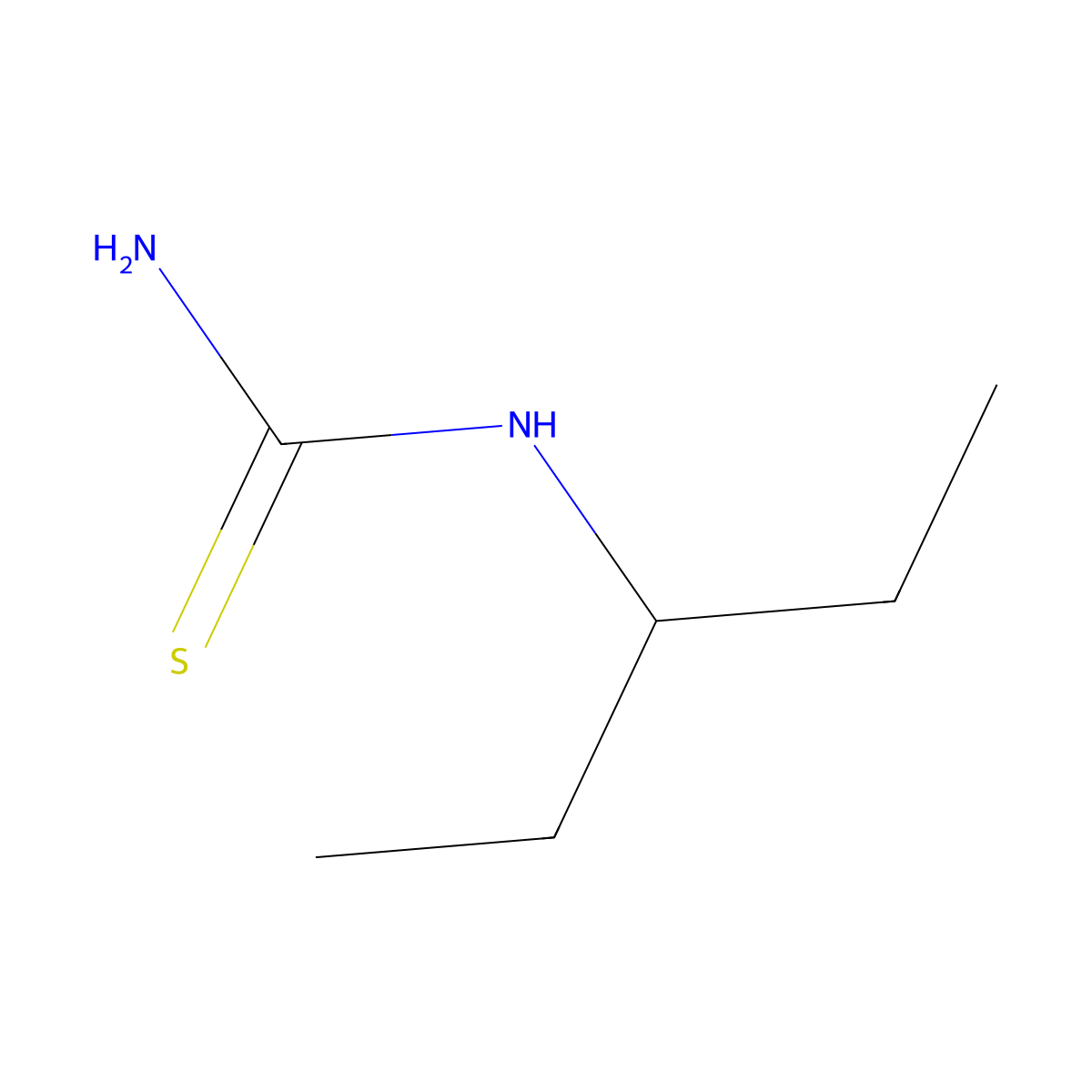 (Pentan-3-yl)thiourea molecular structure, CAS 854654-68-5
