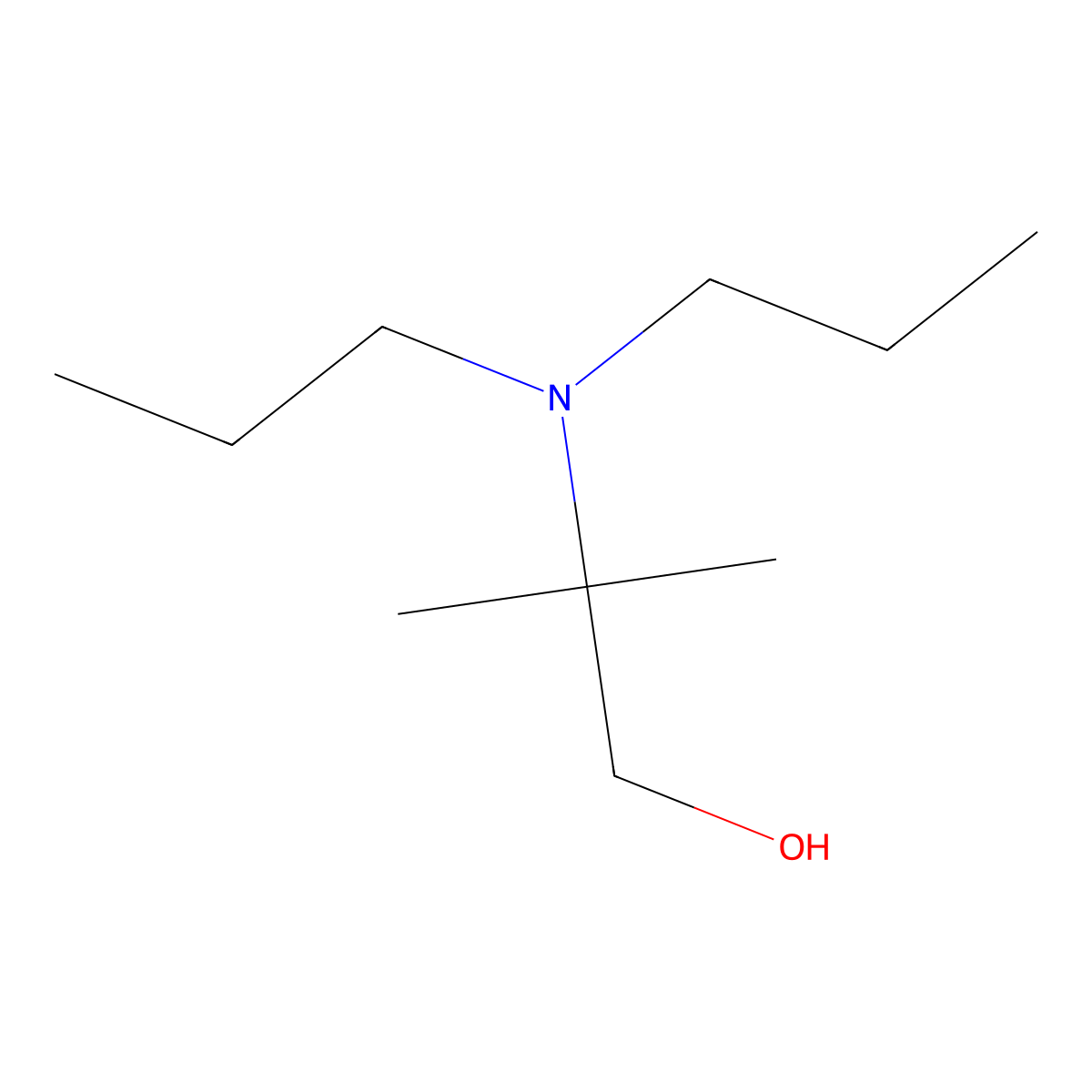 2-(Dipropylamino)-2-methylpropan-1-ol molecular structure, CAS 854665-19-3