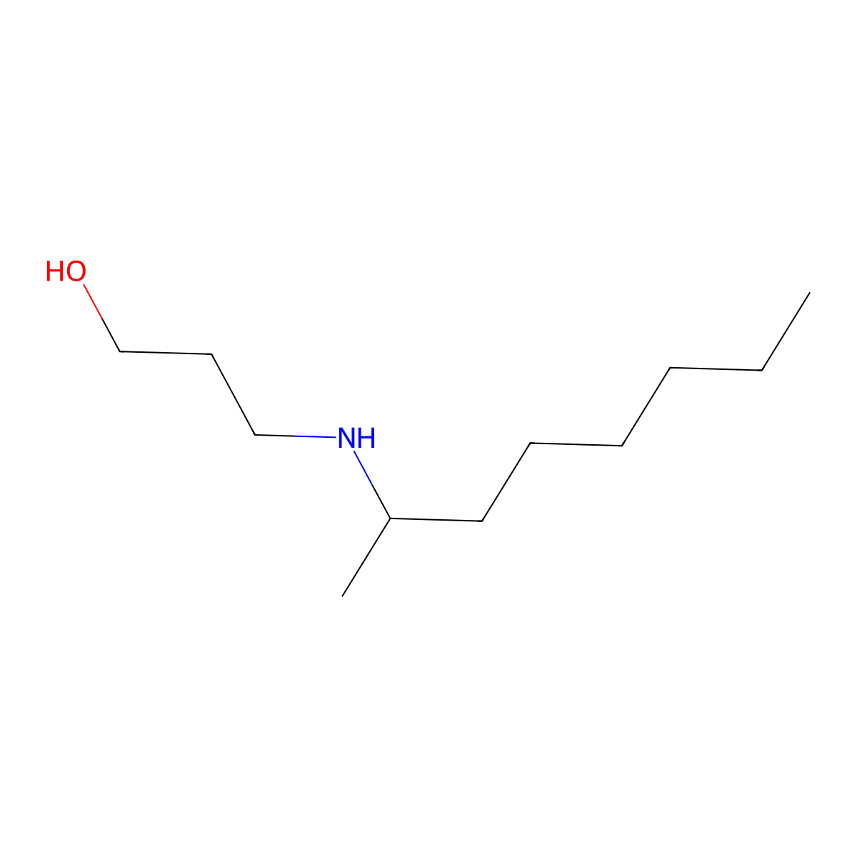 3-(Octan-2-ylamino)propan-1-ol molecular structure, CAS 854665-99-9
